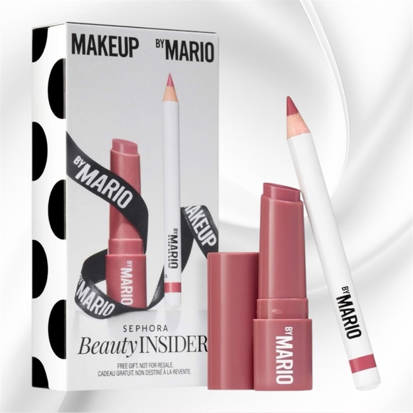 Makeup by Mario Dream Lip Kit ft Serum in Rosewood Glow and Pencil in Rich Mauve - Picture 1 of 9